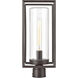 Wheatland 1 Light 17.63 inch Powder Coated Bronze Outdoor Post Lantern